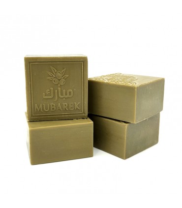 Pack 4 Aleppo Soap Bars with Natural Scents - Face Body Hair - Alnaqi - 4 x 125gr