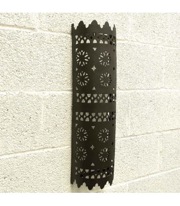 Arabic Elongated Forge Wall Lamp - Andalusian Openwork - Alí Alcazaba Model