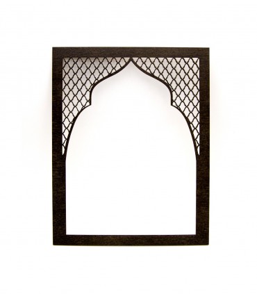 Cadre en treillis arabe - Bois - Modèle BAB LOTUS