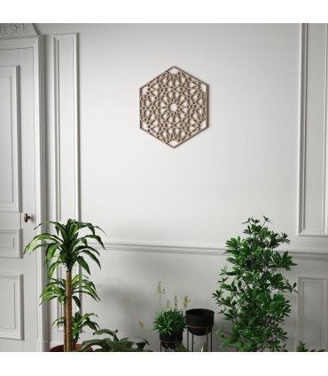 Decorative Wood Lattice Picture - Arabic Decoration - MUSADDIS Model