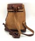 Mochila 100% couro - Unissex - Artesanato - Artigos de couro - Modelo Aans Kabir
