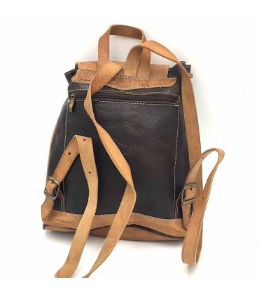 Zaino 100% Pelle - Unisex - Artigianato - Pelletteria - Modello Aans