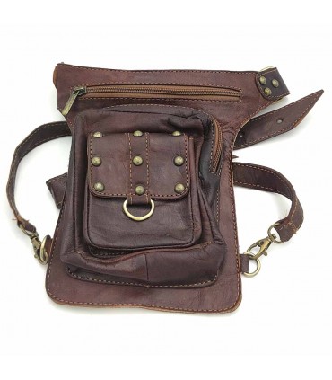 Motorcycle Leg Side Thigh Tactical Shoulder Bag - Leather Goods - Darrayatun Model