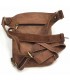 Bolsa de ombro tática para motocicleta com perna lateral - artigos de couro - modelo Darrayatun