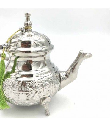 Théière Arabe Marocaine - Alpaga Sculpté - Thé Maure - Modèle KASIR - 300ml