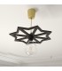 Arabic Lattice Wood Ceiling Lamp Andalusian Decoration - Spanish Crafts - Qamarun Model