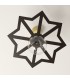 Arabic Lattice Wood Ceiling Lamp Andalusian Decoration - Spanish Crafts - Qamarun Model