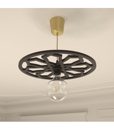 Lampada da Soffitto in Legno Arabo Celosia Decorazione Andalusa - Artigianato Spagnolo - Modello Daura