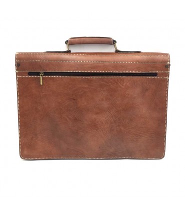 Mallette Cuir Bureau Homme et Femme 100% Fait Main - Maroquinerie -