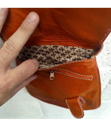 Bolsa feminina de couro feito à mão - Artigos de couro - Modelo Muyaadein