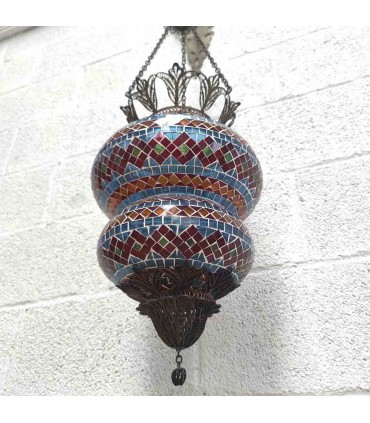 Turkish Deluxe Ceiling Lamp - Turkish Crafts - Ottoman Decoration - Wahidun Model