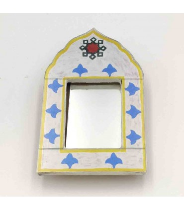 Dekorativer andalusischer Spiegel - Dekoration im Vintage-Stil 100% Artisan - Modell Hak nº18 - 18 x 11 cm