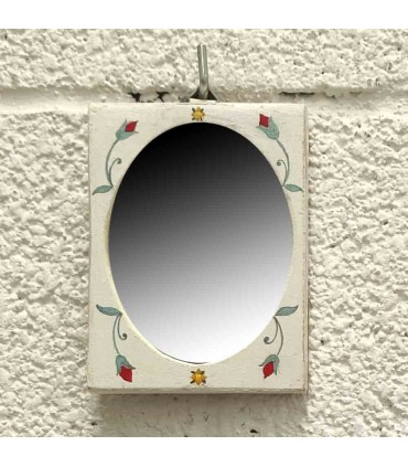 Mini Espelho Decorativo Andaluz - 100% Feito à Mão Decoração Estilo Vintage - Hak Modelo nº23 - 12 x 9cm