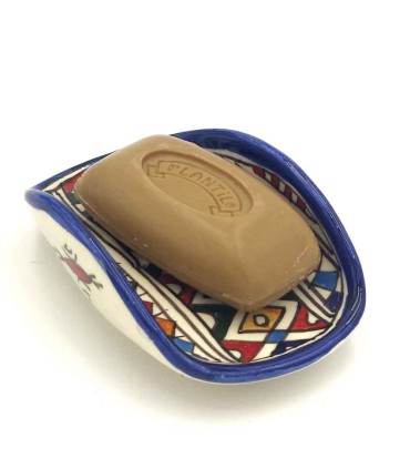 Ceramic Soap Dish - Moroccan Crafts - Sabunatun Model