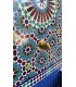 Terrasse ou Jardin Fontaine Mosaïque Mauresque - Carrelage Andalou - Modèle Yanhani