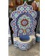Terraço ou fonte de jardim Mosaico mourisco - Azulejo andaluz - Modelo Yanhani