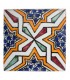 Azulejo Andaluz - Mosaico Nazari - 15 cm - Feito à Mão - Modelo 84