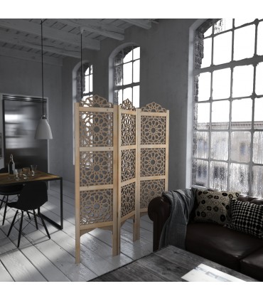 Maurischer Celosia-Trennschirm - 100 % Holz - Alhambra-Modell