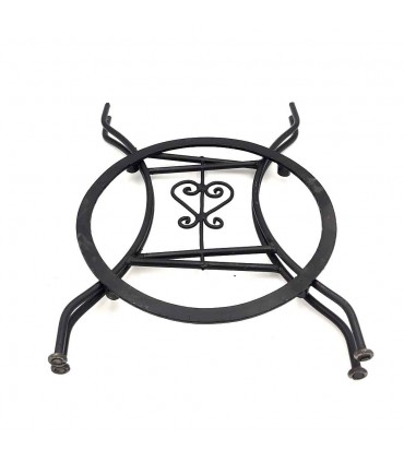 Mesa Bandeja Marroquina Prateada Esculpida à Mão - Decoração Andaluza - Modelo Sinia