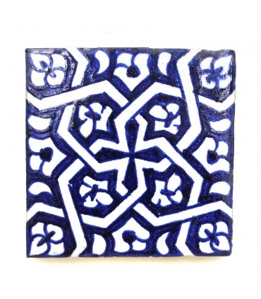 Carrelage Andalou - Mosaïque Nazari - 10 cm - Fait Main - Modèle 85