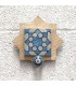 Perchero Colgador Madera y Azulejo Andalusí - Modelo Nayma