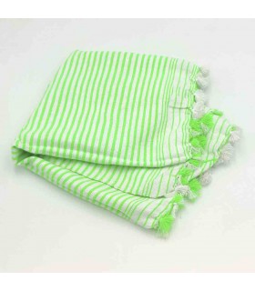 Moroccan Arab Cloth 100% Cotton - Hand Woven - Chauen Model