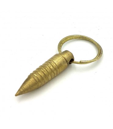 Chaveiro decorativo de metal estilo bala - modelo Rasasa