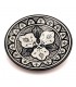 Decorative or Table Plate - Andalusian Ceramic Asfi - Moroccan Crafts - Aswadein Model