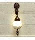 Turkish Glass and Metal Wall Hanging Sconce - Ottoman Decoration - Malika Series Model