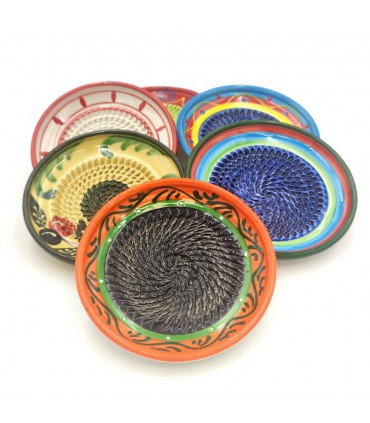 Platito Cerámica Rayador - Artesanía Granadina - Modelo Khadash