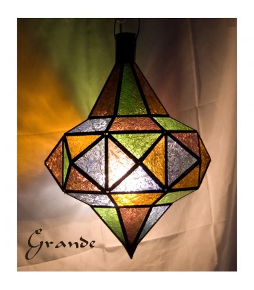 Girare la lampada vetro - vari colori - 2 formati - novità