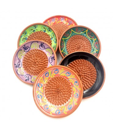 Small Ceramic Scratcher Plate - Handicrafts from Granada - Khadash Model