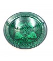 Piatto decorativo o tavolo verde - Ceramica Asfi Andalusí - Artigianato Marocchino - Modello Lainun