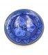 Assiette Décorative ou Table Bleue - Céramique Asfi Andalusí - Artisanat Marocain - Modèle Lainun