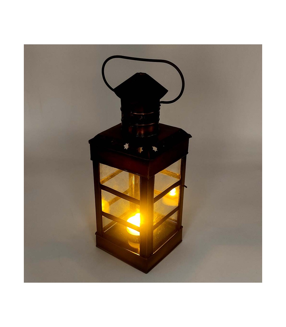 Porta Vela Virgencita - Farol Para El Alumbrado Con Arte En Tus Manos
