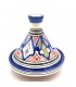 Présentation Céramique Peinte Tajin - Artisanat Marocain Asfi - Modèle Atlas Kabir
