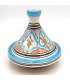 Tajine Presentation Ceramic Painted - Moroccan Crafts Asfi - Model Chauen Kabir