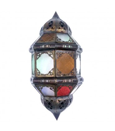 Openwork Crystal Wall Lamp - Moroccan Crafts - Andalusi Decoration - Shafaf Model