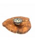 Rodaja de Madera de Olivo - Artesanía Granadina - Lijada y Curada - 25 x 2 cm