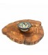 Olive Wood Slice - Handicrafts from Granada - Sanded and Cured - 25 x 2 cm