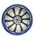 Handmade Ceramic Bowl - Blue Color - Moroccan Handicraft - Arcos Andalusís Design - Aqwas Model