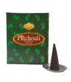 Incenso Cones Patchouli Patchouli Afrodisíaco - Caixa 10 cones Saco