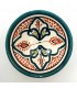Asfi Ceramic bowl bowl - Coral Blue Color - Moroccan Handicraft - Basata Model