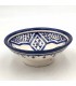 Bol bol en céramique par Asfi - Couleur Bleu et Blanc - Artisanat Marocain - Modèle Basata