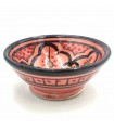Asfi Ceramic bowl bowl - Red Color - Moroccan Handicraft - Lainun Model