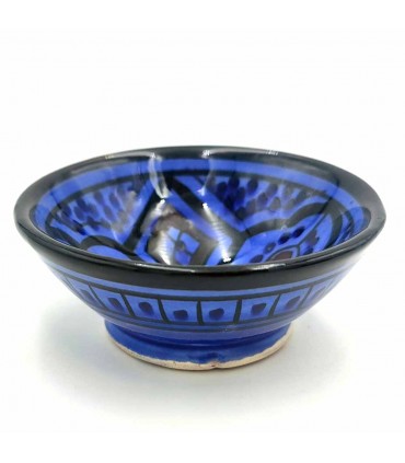 Asfi Ceramic bowl bowl - Blue Color - Moroccan Handicraft - Lainun Model