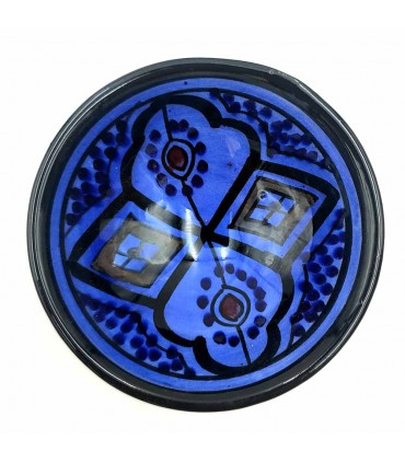 Tigela de cerâmica by Asfi - Cor Azul - Artesanato Marroquino - Modelo Lainun