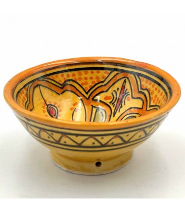 Keramikschale von Asfi - Gelbe Farbe - Marokkanisches Kunsthandwerk - Lainun Model