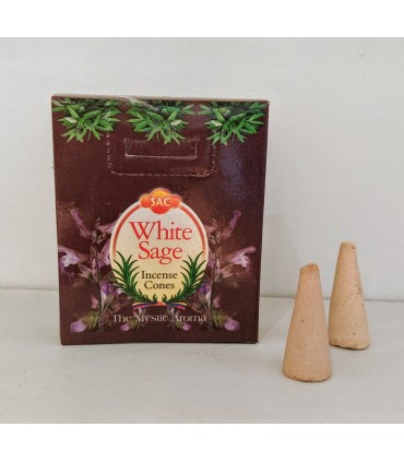 Aromatic Cones Weihrauch - Beutel - Weißer Salbei - Orientalischer Lufterfrischer Brenner - Weißer Salbei