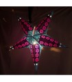 Lámpara Papel Estrella - Plegable - Varios Colores - NOVEDAD